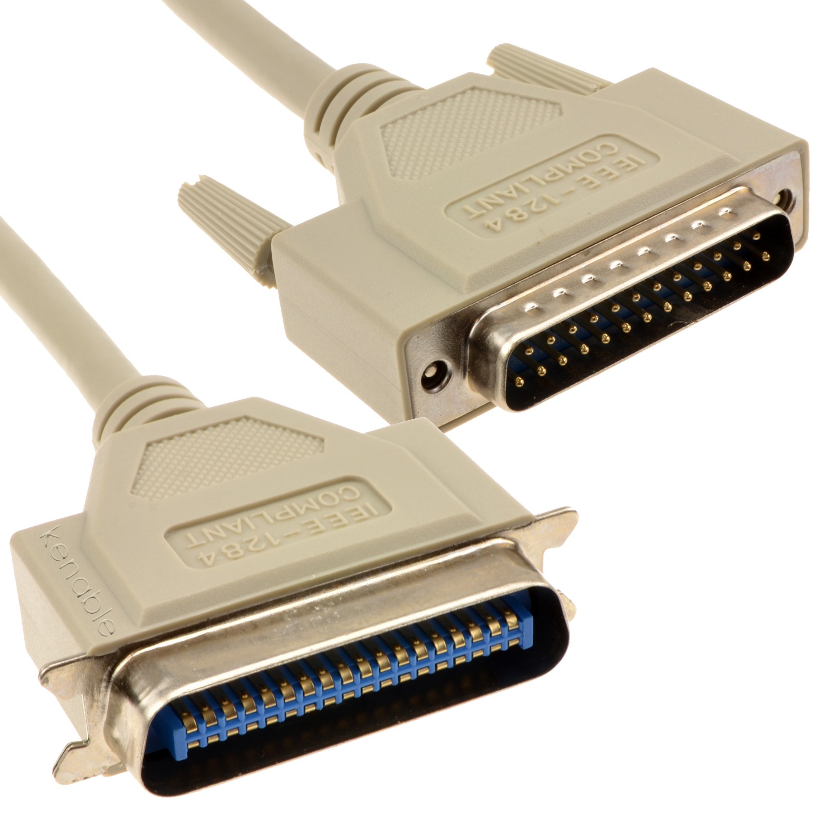 Kenable Ieee1284 Printer Cable - 25 Pin Male To 36 Pin Centronic Ma