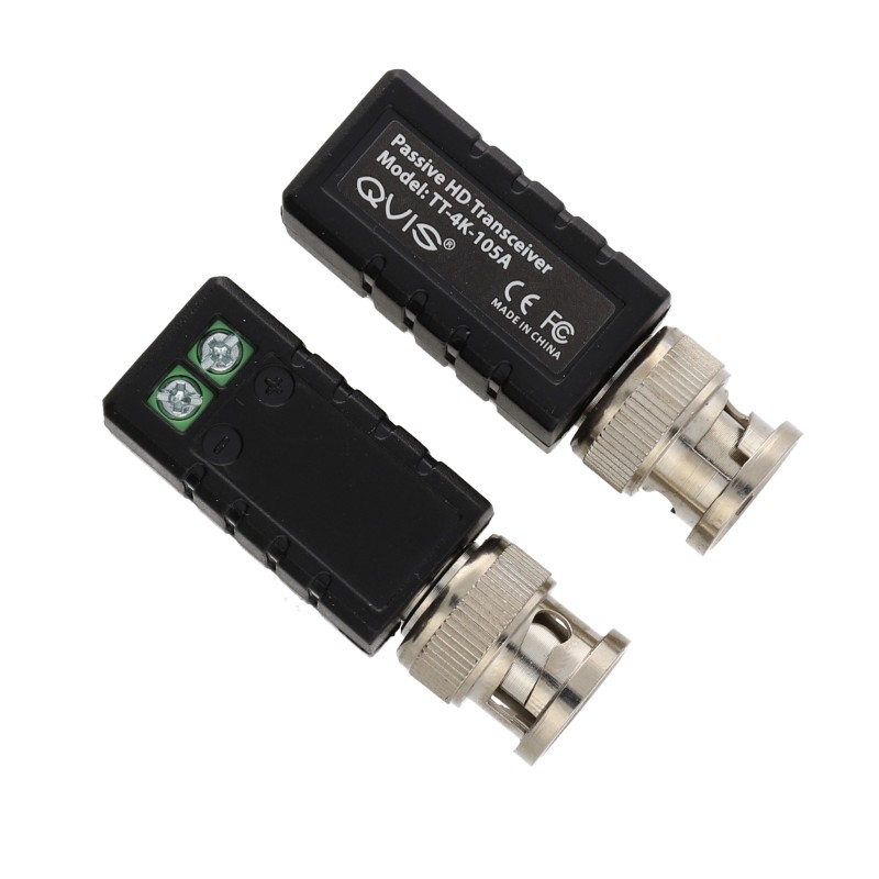 Balun vidéo UTP/CAT5, 1 paire, convertisseur BNC m – Grandado