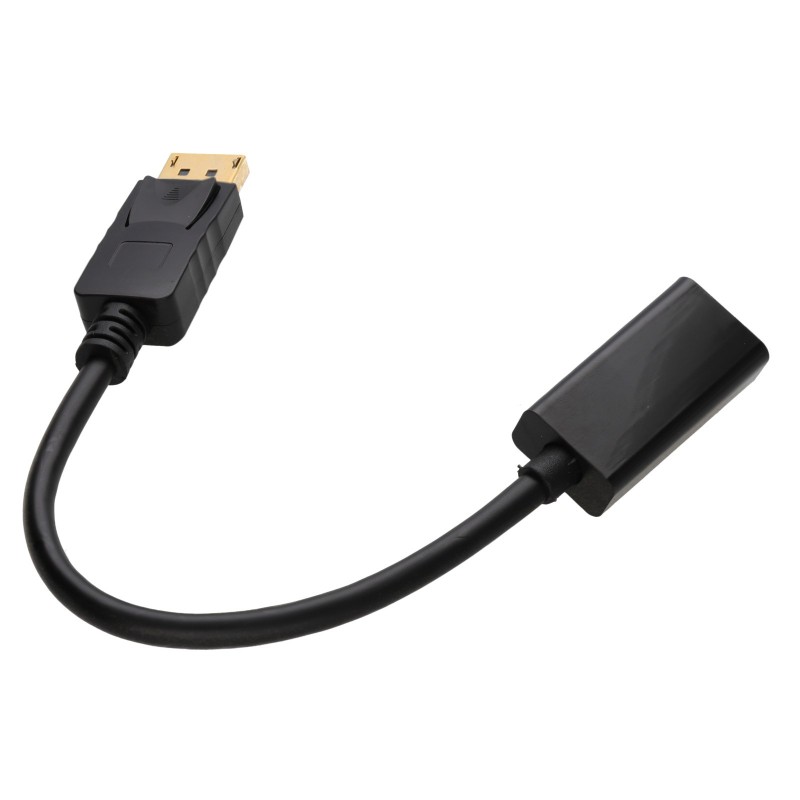 HDMI to DisplayPort Adapter, Black 