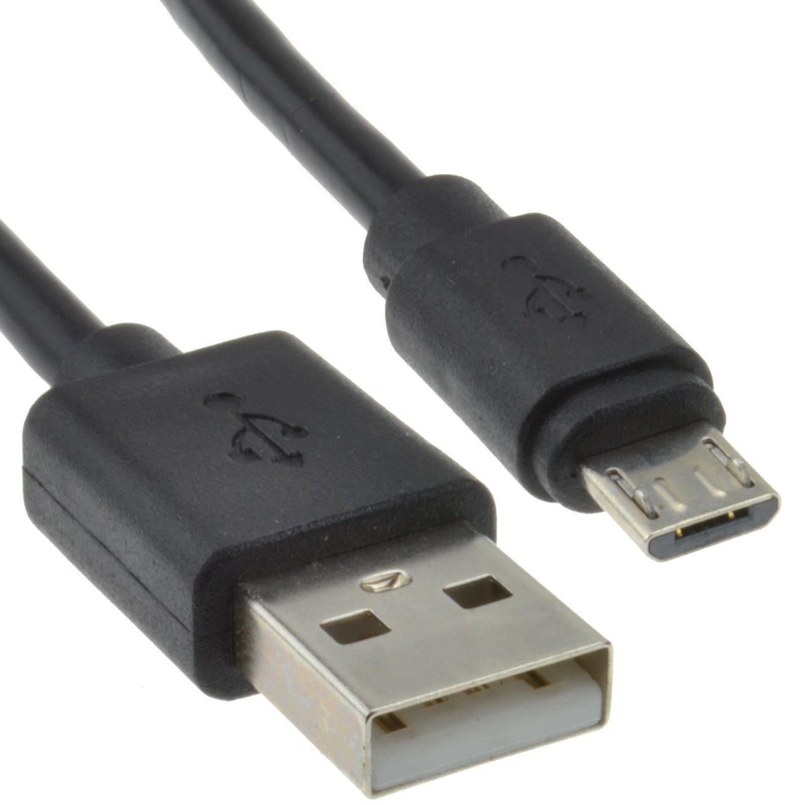 USB 2.0 A to Micro B Charging and Data Cables - Multiple Lengths Available