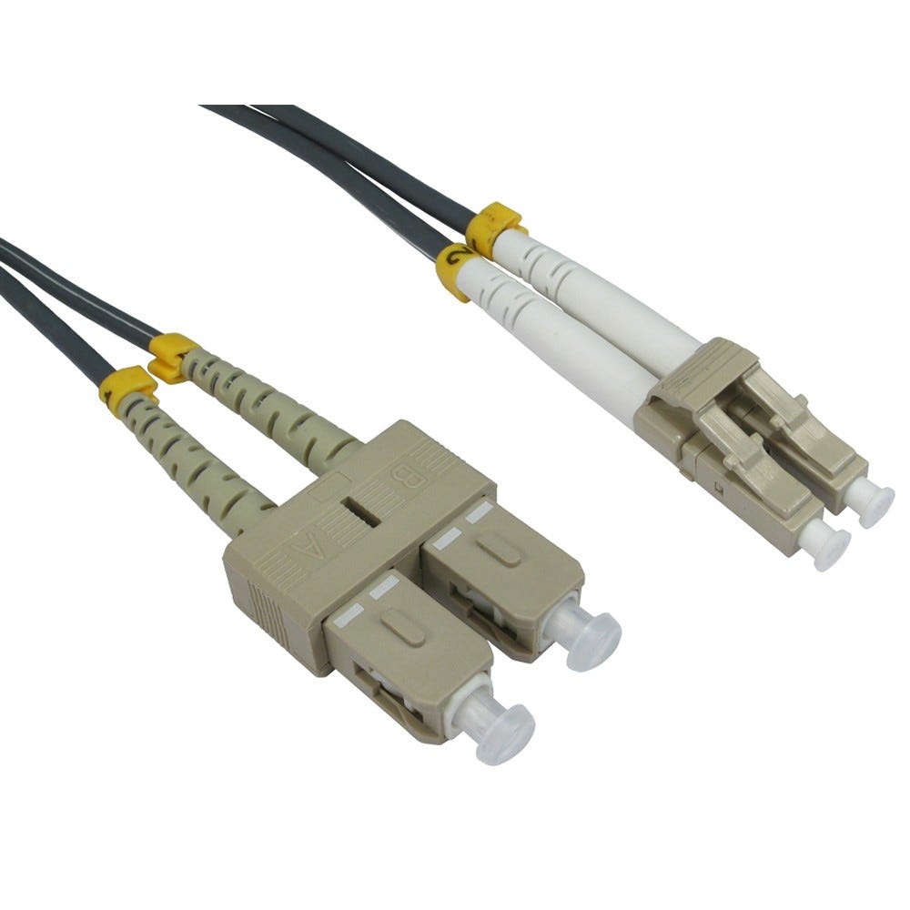 OM1 Multimode Fibre Optic Patch Cables - Multiple Connectors & Lengths