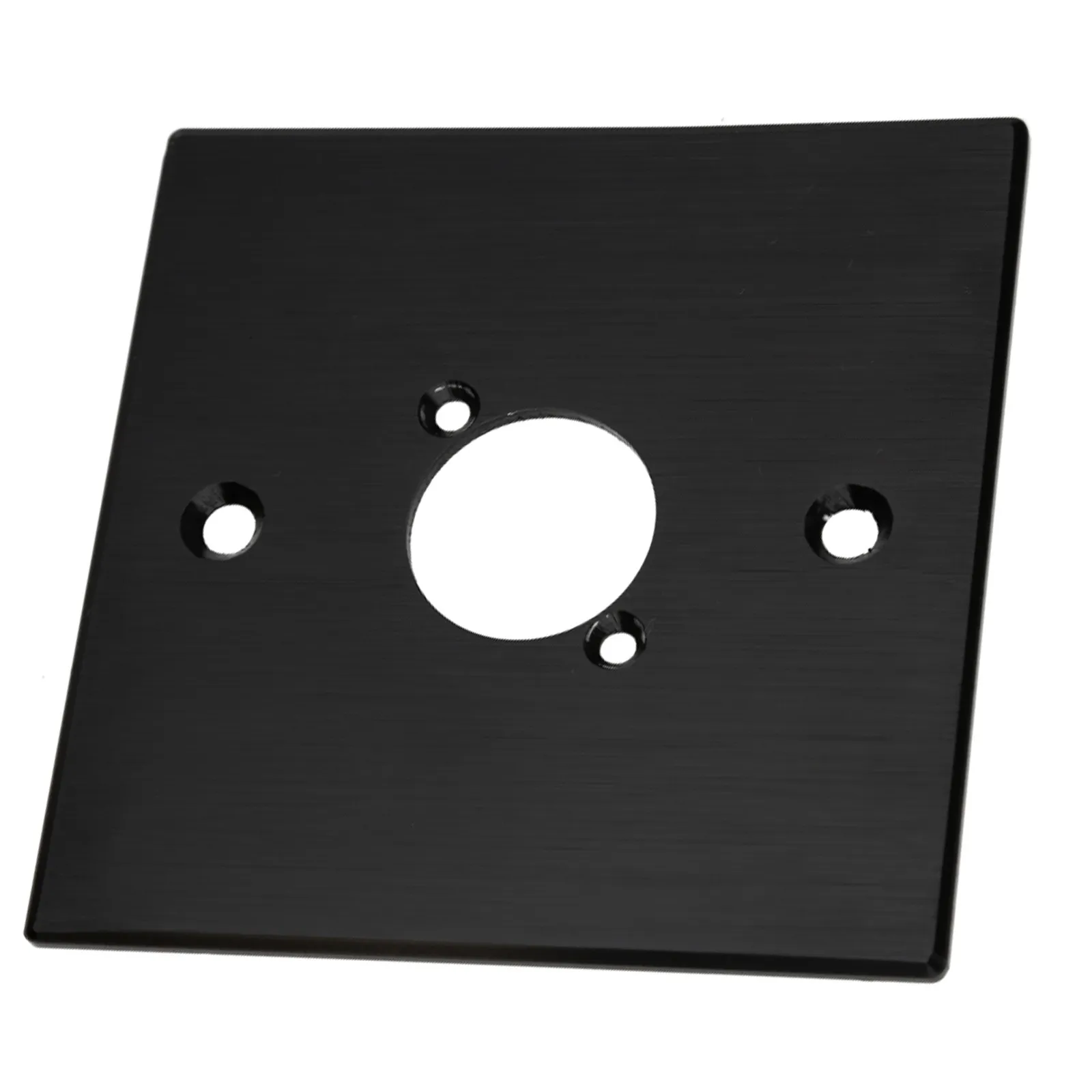D-Series Modular Wall Faceplates - Brushed Aluminium Black with Multiple Insert Options